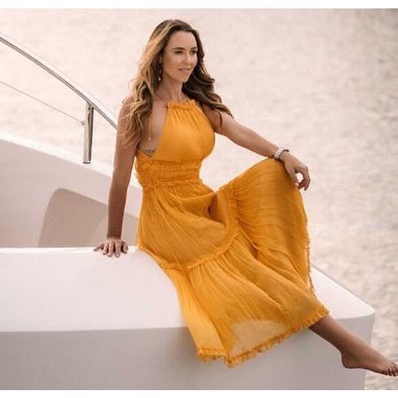 RARE!!! MANGO Halter Neck Maxi Dress NWT - Picture 11 of 16